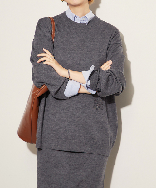 Plage Embroidery Knit プルオーバー セール】Embroidery Knit プルオーバー（ニット/セーター