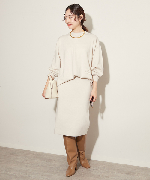 セール】Embroidery Knit プルオーバー（ニット/セーター）｜Plage