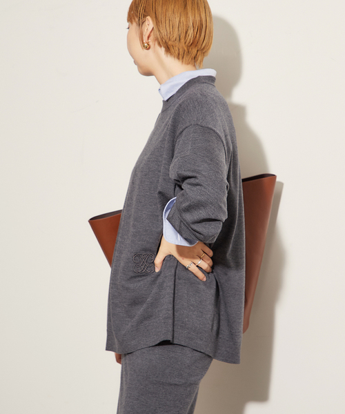 セール】Embroidery Knit プルオーバー（ニット/セーター）｜Plage