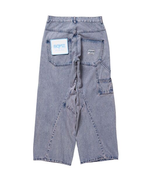 sqnz（エスキュンズ）】sqnz twist drape denim pants / ツイスト