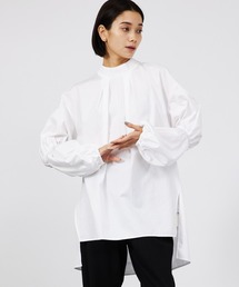 qualite | コットンギャザーパフシャツ(シャツ/ブラウス)