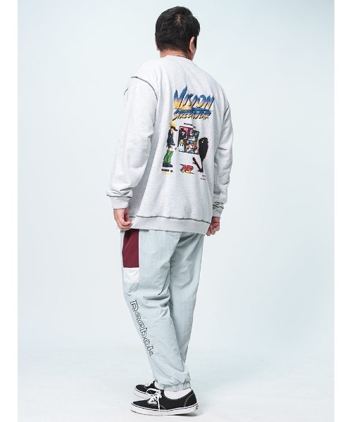 【セール】VISION STREET WEAR バックプリント クルーネック トレーナー（スウェット）｜VISION STREET WEAR（ヴィジョンストリートウェア）