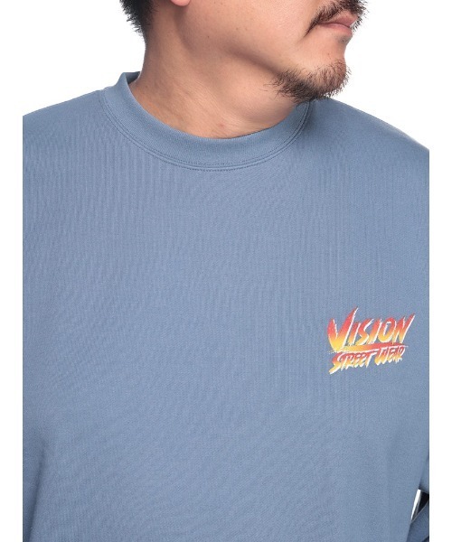 【セール】VISION STREET WEAR バックプリント クルーネック トレーナー（スウェット）｜VISION STREET WEAR（ヴィジョンストリートウェア）