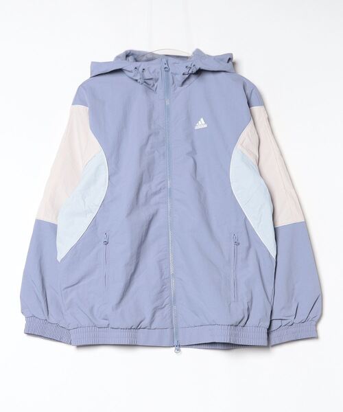 adidas(アディダス)の「アディダス adidas W BYD3 ウーブンジャケット(ナイロンジャケット・レディース・ブラック/グリーン/ラベンダー・S/M/L/XL)」の13枚目の写真