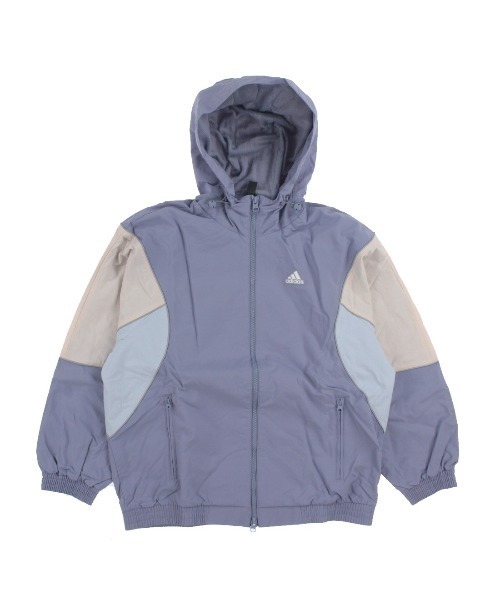 adidas(アディダス)の「アディダス adidas W BYD3 ウーブンジャケット(ナイロンジャケット・レディース・ブラック/グリーン/ラベンダー・S/M/L/XL)」の8枚目の写真