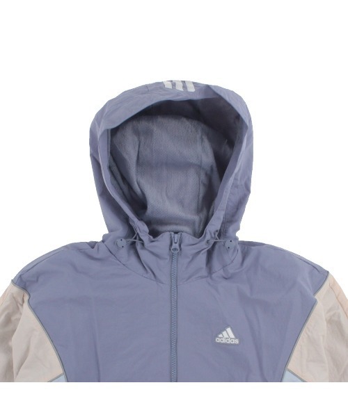 adidas(アディダス)の「アディダス adidas W BYD3 ウーブンジャケット(ナイロンジャケット・レディース・ブラック/グリーン/ラベンダー・S/M/L/XL)」の10枚目の写真