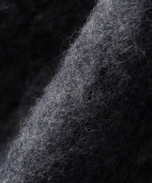 arts&science バルーンコート ノーカラー 猫目 シルク混 ネイビー arts&science バルーンコート ノーカラー 猫目 シルク混 ネイビー