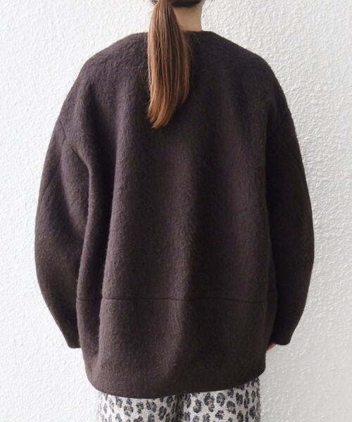 SHIPS any（シップス エニィ）の「SHIPS any: シャギー ノーカラー