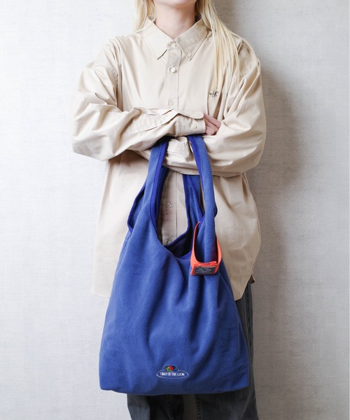 FRUIT OF THE LOOM(フルーツオブザルーム)の「FRUIT OF THE LOOM / FTL FREECE TOTE BAG / 80677700(トートバッグ・レディース・グレー/オレンジ/ネイビー/グリーン/ピンク/ブラウン・ONESIZE)」の5枚目の写真