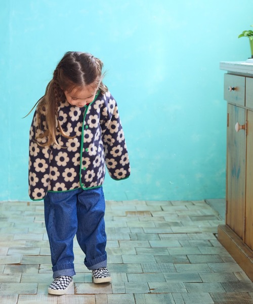 BIG FIELD（ビッグフィールド）の「総柄フリースジャケット（その他アウター・キッズ・ネイビー/ブラック/マルチ・120/110/100/90/150/140/130/95）」の16枚目の写真