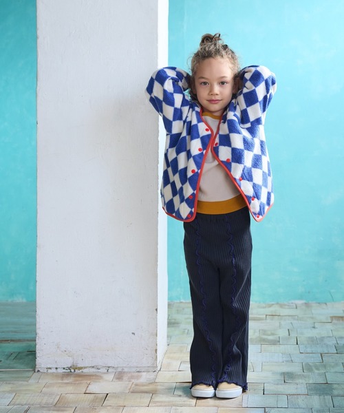 BIG FIELD（ビッグフィールド）の「総柄フリースジャケット（その他アウター・キッズ・ネイビー/ブラック/マルチ・120/110/100/90/150/140/130/95）」の18枚目の写真