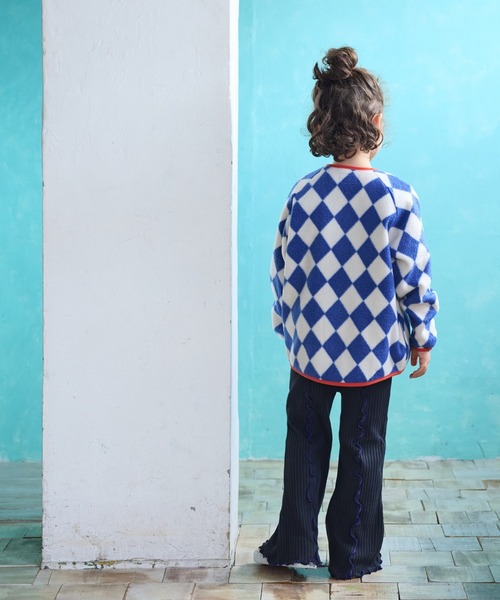 BIG FIELD（ビッグフィールド）の「総柄フリースジャケット（その他アウター・キッズ・ネイビー/ブラック/マルチ・120/110/100/90/150/140/130/95）」の20枚目の写真