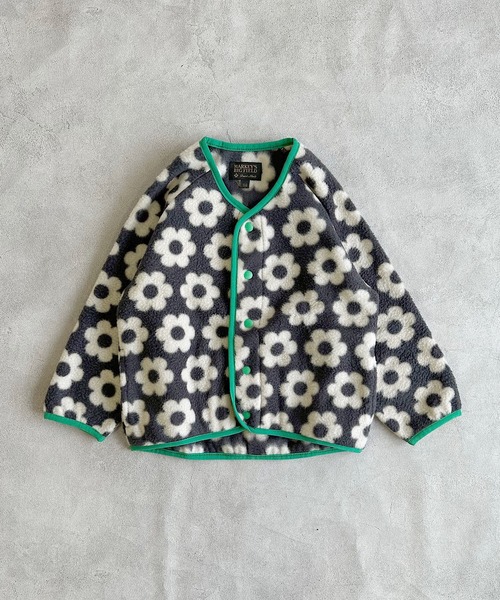 BIG FIELD（ビッグフィールド）の「総柄フリースジャケット（その他アウター・キッズ・ネイビー/ブラック/マルチ・120/110/100/90/150/140/130/95）」の9枚目の写真