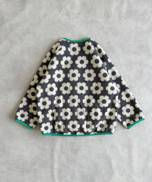 BIG FIELD（ビッグフィールド）の「総柄フリースジャケット（その他アウター・キッズ・ネイビー/ブラック/マルチ・120/110/100/90/150/140/130/95）」の10枚目の写真