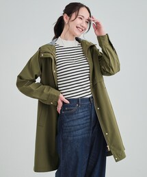 DRESKIP | 【撥水】女性らしいシルエットが叶う 切替ボンディングコート(その他アウター)