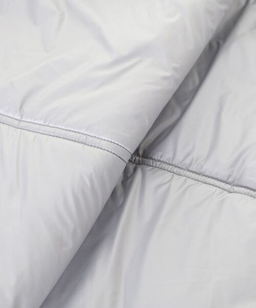 MAJESTIC LEGON（マジェスティックレゴン）の「リボンマフラーセット中綿ブルゾン（ダウンジャケット/コート・レディース・ブルー系その他2/ブルー系その他5/アイボリー・MEDIUM）」の6枚目の写真