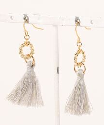 【lea.acc*maamee*】ラメ入りタッセル×ゴールド