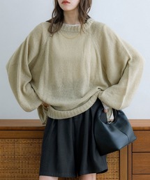 【NOAHL】透かし編みボリュームニット