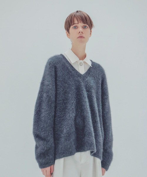 ドレスレイブ　dresslave フォックスカシミヤプルオーバー DRESSLAVE（ドレスレイブ）の「fox cashmere crew neck pullover