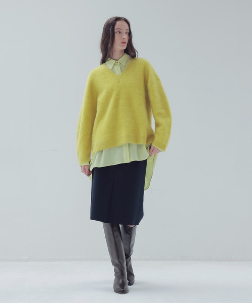 DRESSLAVE（ドレスレイブ）の「fox cashmere vneck pullover