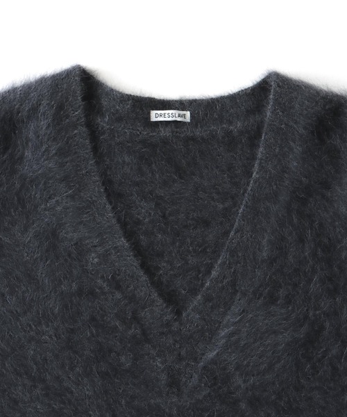 DRESSLAVE（ドレスレイブ）の「fox cashmere vneck pullover