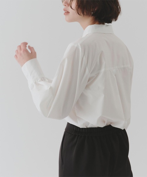 titivate（ティティベイト）の「襟付ビジューシャツ（シャツ/ブラウス・レディース・ブルー系その他/ホワイト系その他/ブルー系その他2/ホワイト系その他2・L/M/S）」の6枚目の写真