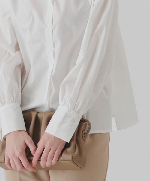 titivate（ティティベイト）の「襟付ビジューシャツ（シャツ/ブラウス・レディース・ブルー系その他/ホワイト系その他/ブルー系その他2/ホワイト系その他2・L/M/S）」の10枚目の写真