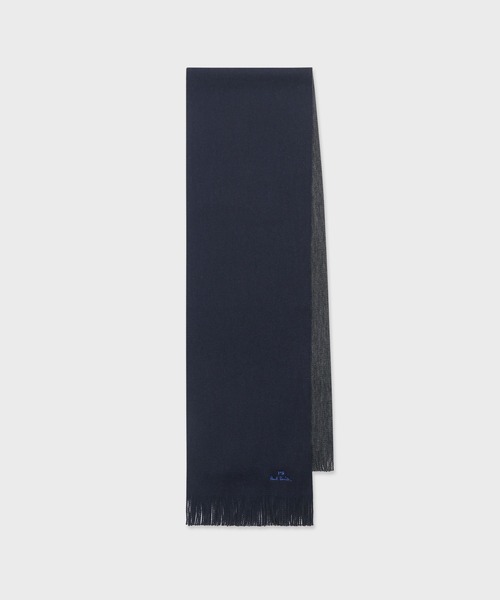 PS Paul Smith（ピーエスポールスミス）の「ソリッドラッセル リバーシブル マフラー【240419 RS】（マフラー・メンズ・マルーン/グレイッシュベージュ/グレー/ネイビー・FREE）」の3枚目の写真