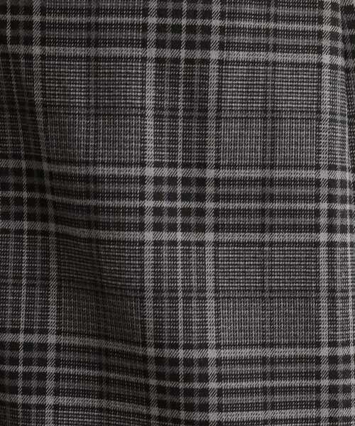 DRESKIP（ドレスキップ）の「◆【S-LL】きれいなIラインシルエット あったかチェックナロースカート（スカート・レディース・ブラック系1/ワイン系1/ベージュ系1・01/02/03/04）」の7枚目の写真