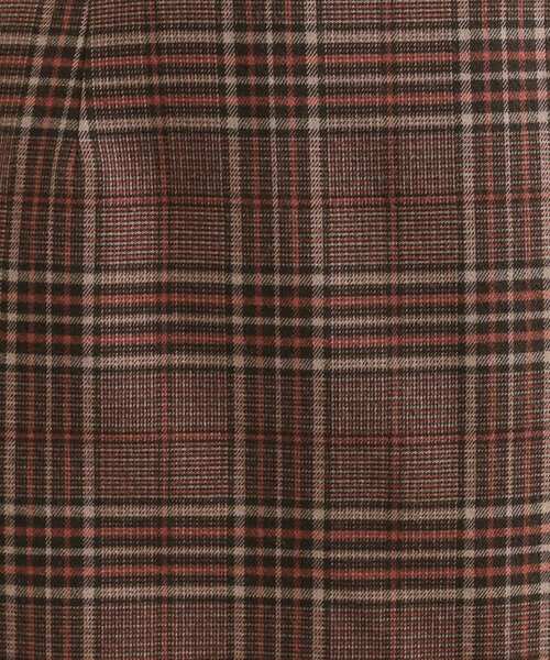 DRESKIP（ドレスキップ）の「◆【S-LL】きれいなIラインシルエット あったかチェックナロースカート（スカート・レディース・ブラック系1/ワイン系1/ベージュ系1・01/02/03/04）」の15枚目の写真