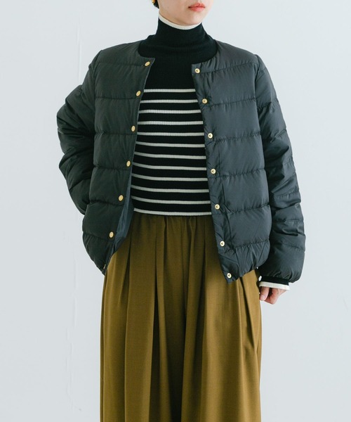 Traditional Weatherwear(トラディショナルウェザーウェア)の「Traditional Weatherwear ARKLEY DOWN PA(ダウンジャケット/コート・レディース・ブラック/オフホワイト・34)」の2枚目の写真