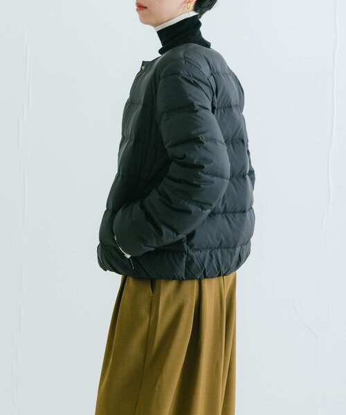 Traditional Weatherwear(トラディショナルウェザーウェア)の「Traditional Weatherwear ARKLEY DOWN PA(ダウンジャケット/コート・レディース・ブラック/オフホワイト・34)」の4枚目の写真