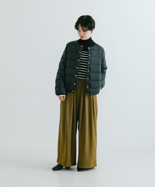 Traditional Weatherwear(トラディショナルウェザーウェア)の「Traditional Weatherwear ARKLEY DOWN PA(ダウンジャケット/コート・レディース・ブラック/オフホワイト・34)」の10枚目の写真