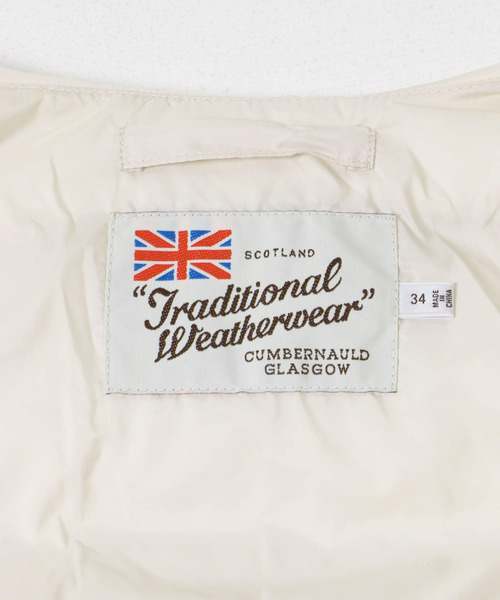 Traditional Weatherwear(トラディショナルウェザーウェア)の「Traditional Weatherwear ARKLEY DOWN PA(ダウンジャケット/コート・レディース・ブラック/オフホワイト・34)」の15枚目の写真