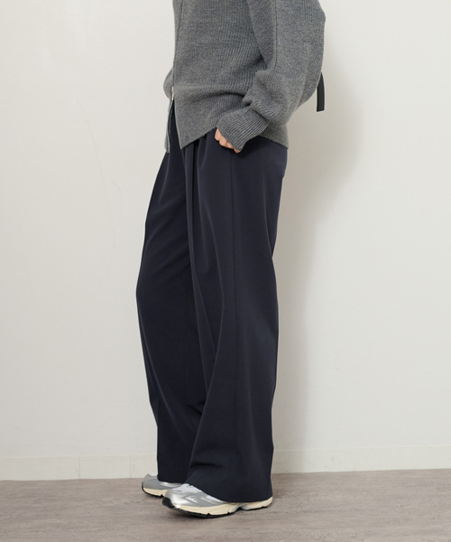 新品 JOURNAL STANDARD relume スムースフレアタックパンツ 追加/一部WEB限定/新色》スムースフレアタックパンツ