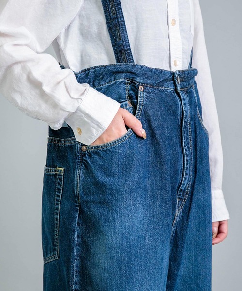 OMNIGOD womens / オムニゴッド] 10ozデニム 5Pハンギングパンツ