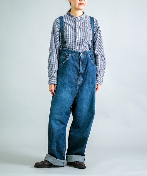 OMNIGOD womens / オムニゴッド] 10ozデニム 5Pハンギングパンツ