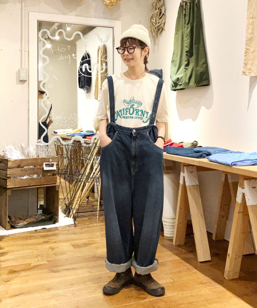 OMNIGOD womens / オムニゴッド] 10ozデニム 5Pハンギングパンツ