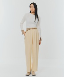ゴムアジャストストレートパンツ|ウォッシャブル