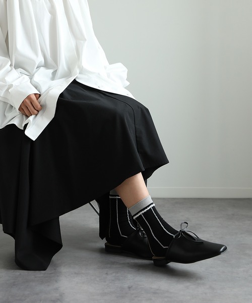 aimoha（アイモハ）の「【moyo】ミュール（その他シューズ・レディース・ブラック/ホワイト・22.5cm/23.0cm/23.5cm/24.0cm/24.5cm/25.0cm）」の9枚目の写真