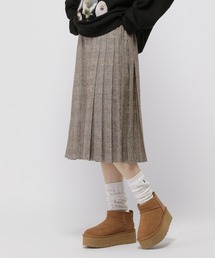3.3 Field Trip  | 3.3 Field Trip／チェックミディスカート（バックゴム）(スカート)