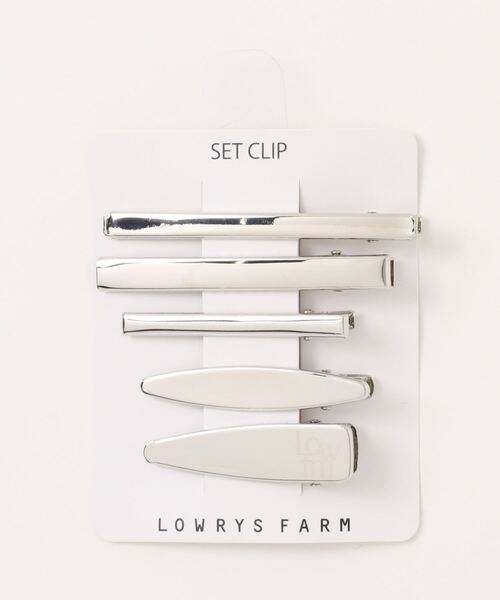 LOWRYS FARM（ローリーズファーム）の「ＬＦセットクリップ　 249434（ヘアピン・レディース・シルバー/ゴールド・FREE）」の2枚目の写真