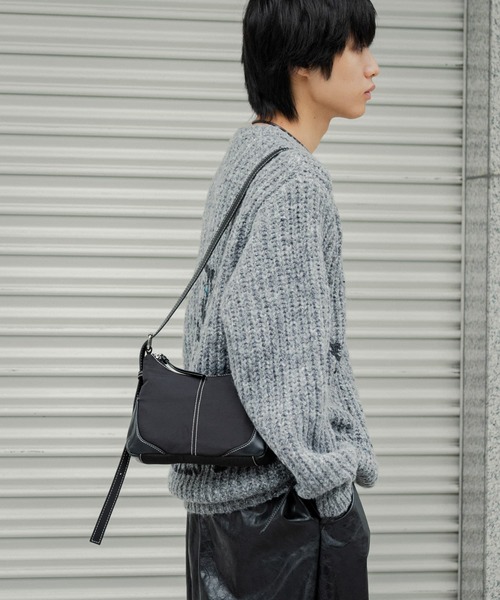 SENSE OF PLACE by URBAN RESEARCH(センスオブプレイスバイアーバンリサーチ)の「グラフィックプリントルーズクルーネックニット(ニット/セーター・メンズ・グレー/ブルー/パープル・LARGE/MEDIUM)」の14枚目の写真