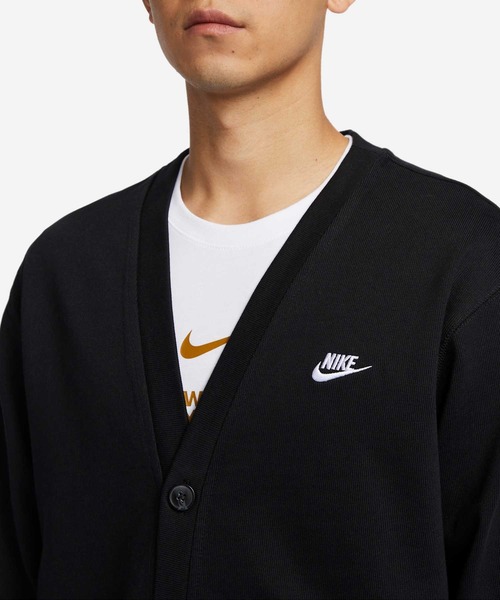 NIKE（ナイキ）の「ナイキ クラブ メンズ ニット フェアウェイ カーディガン / Nike Club Men's Knit Fairway Cardigan FN3899-010 Black（カーディガン/ボレロ・メンズ・ブラック・2XL/L/M/S/XL）」の4枚目の写真