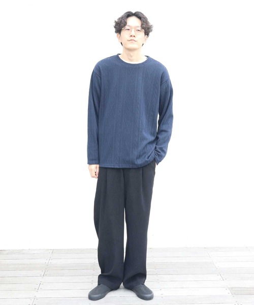 Right-on(ライトオン)の「【NEOSARTIC】モールスキンワイドパンツ(その他パンツ・メンズ・ブラック/ネイビー/ダークグレー・L/XL/M)」の7枚目の写真