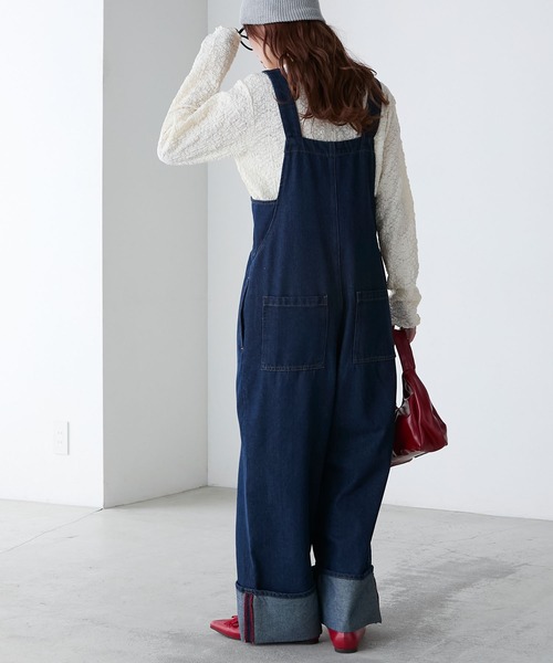 BONLECILL（ボンルシール）の「レースジャガードメローインナー/プルオーバー（Tシャツ/カットソー・レディース・ベージュ/ブラック/ピンク/アイボリー/ブルー・FREE）」の10枚目の写真