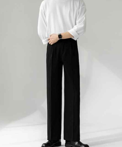 Otte(オッテ)の「retoro stylish slacks(スラックス・メンズ・ブラック・MEDIUM/SMALL/LARGE/X-LARGE)」の6枚目の写真