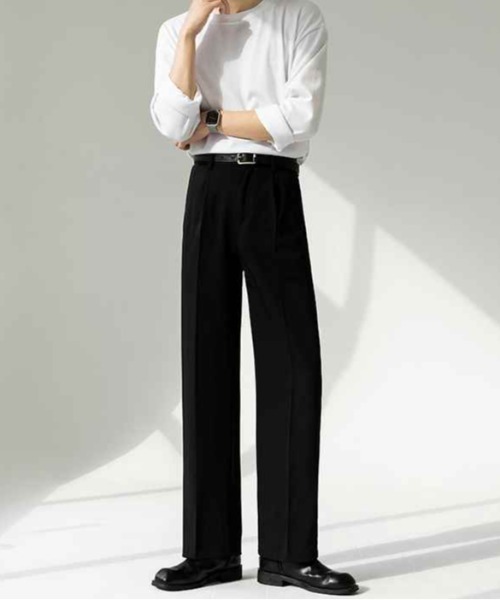 Otte(オッテ)の「retoro stylish slacks(スラックス・メンズ・ブラック・MEDIUM/SMALL/LARGE/X-LARGE)」の7枚目の写真
