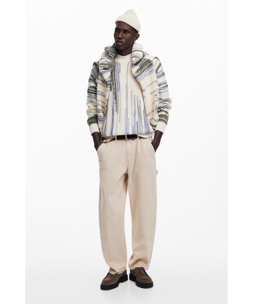 Desigual(デシグアル)の「サファリカーゴパンツ(スラックス・メンズ・ホワイト・XS/S/M/L/XL/XXL)」の3枚目の写真