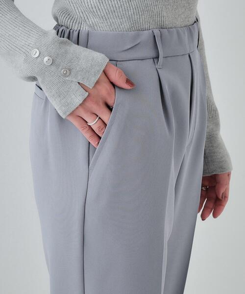 SHOO・LA・RUE（シューラルー）の「【SS-3L/洗える/通勤・セレモニーにも】しなやかな身のこなしが叶う ストレッチテーパードパンツ（その他パンツ・レディース・ライトブルー/ブラウン系その他/ブラック/ナチュラル・04/03/02/01/10/05）」の19枚目の写真